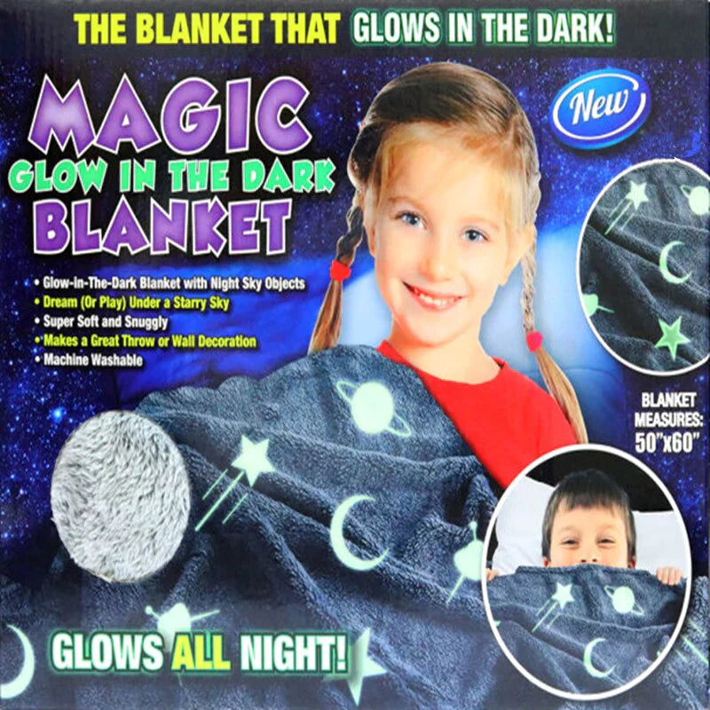 Magic Glow In The Dark Blanket
