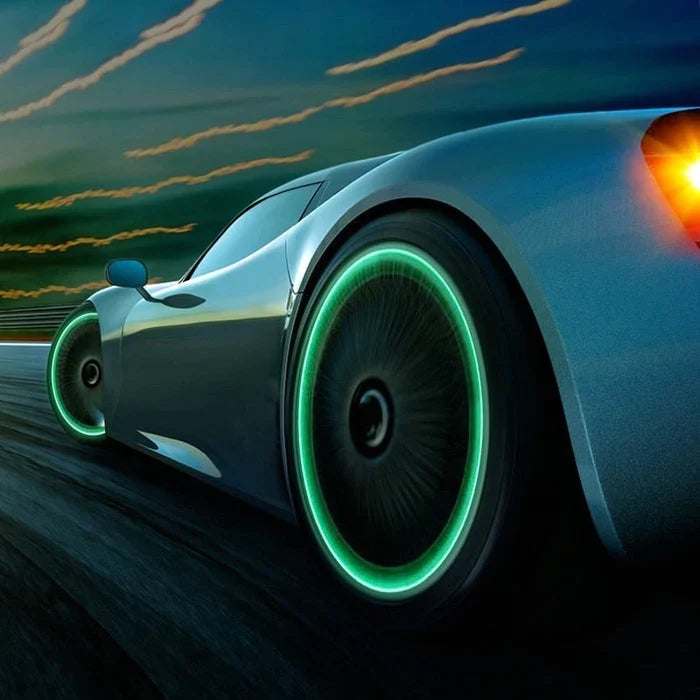 NeonCaps™ - Glowing Car Tire Valve Caps